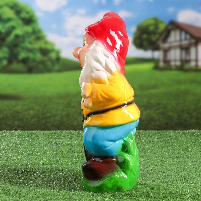 Садовая фигура "Гном с ножницами", микс