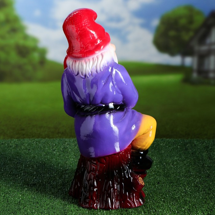 Садовая фигура "Гном клубничка", микс, 41 см