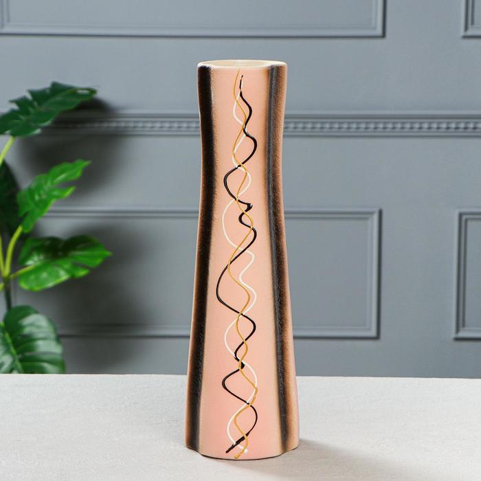 Ваза напольная "Виола" цветной бисквит, микс