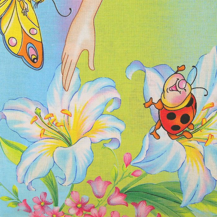 Постельное бельё Миланика "Страна чудес" 1,5 сп., размер 143х215 см, 145х214 см, 70х70 см-1 шт., бязь, 125 г/м2