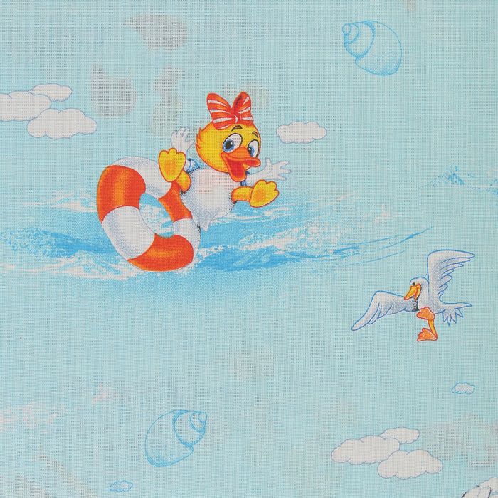 Постельное бельё Миланика "Робинзоны" 1,5 сп., размер 143х215 см, 145х214 см, 70х70 см-1 шт., бязь, 125 г/м2