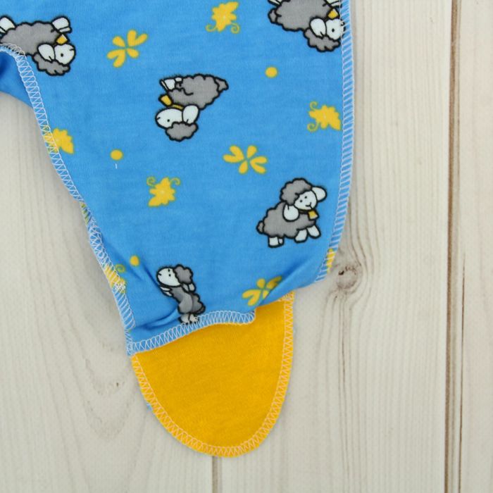 Ползунки на широкой резинке, рост 68 см, цвет МИКС (арт. ПЛ-488-04)