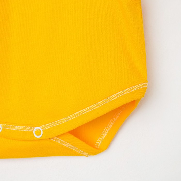 Боди, рост 62 см, цвет жёлтый (арт. Кб-311-04)