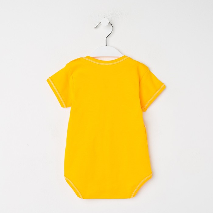 Боди, рост 62 см, цвет жёлтый (арт. Кб-311-04)