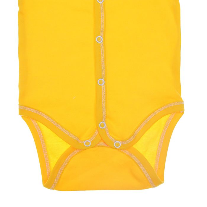 Боди, рост 80 см, цвет жёлтый (арт. Кб-308-04)