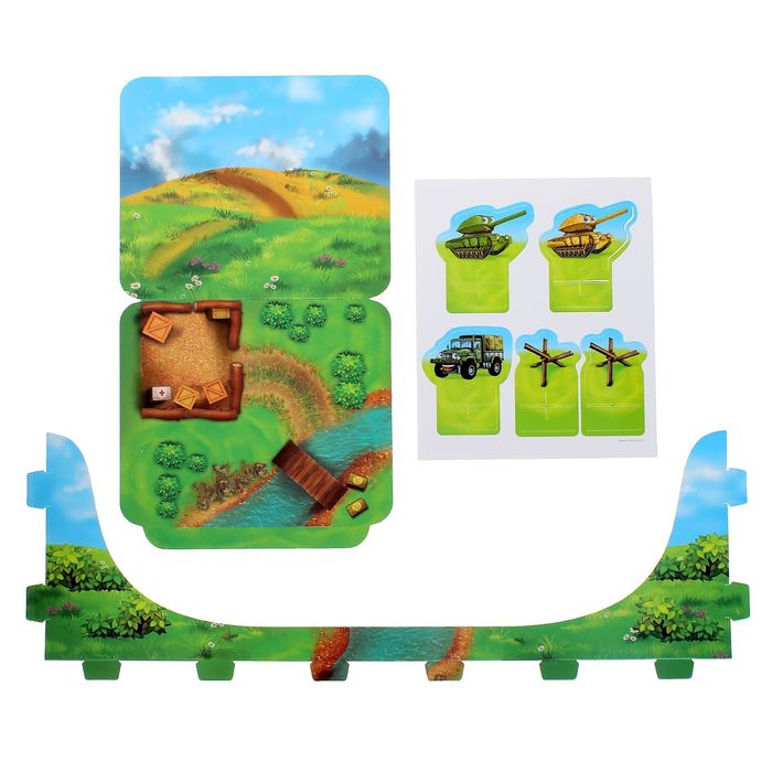 Песок для лепки "Танки" натуральный цвет, 850 гр, с формочками и доп.элементами