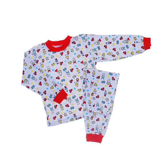 Пижама для девочки, рост 104 см, цвет МИКС (арт. Пж-524-04_Д)