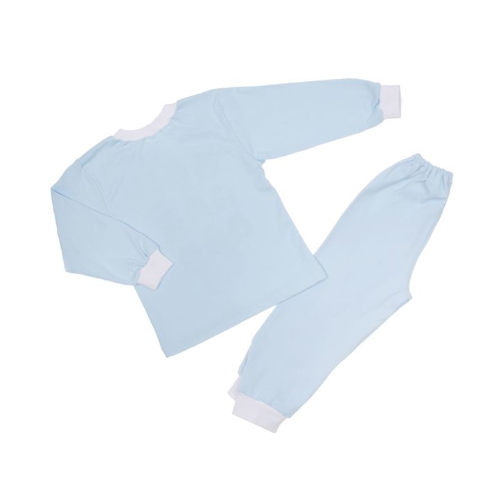 Пижама для мальчика, рост 116 см, цвет голубой (арт. Пж-524/А-04_Д)