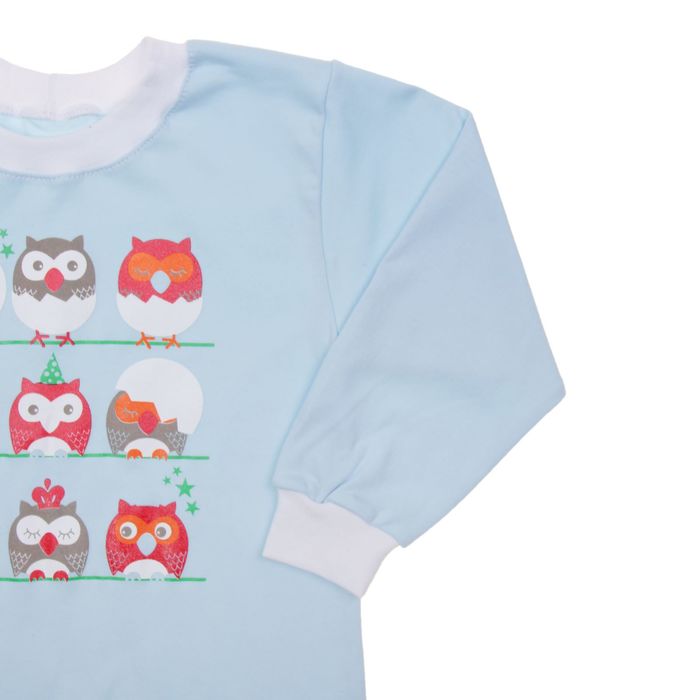 Пижама для мальчика, рост 116 см, цвет голубой (арт. Пж-524/А-04_Д)