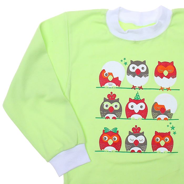 Пижама для мальчика, рост 122 см, цвет салатовый (арт. Пж-524/А-04_Д)