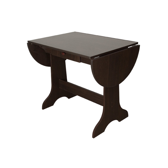 Стол обеденный с ящиком 1260/700х600х736 Венге