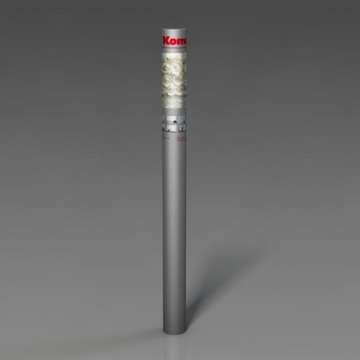 Фотообои Komar 8-314 "Белые розы", 3,68х2,54 м