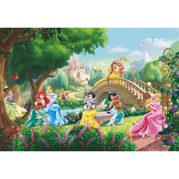 Фотообои Komar 8-478 "Принцессы на мосту Disney", 3,68х2,54 м