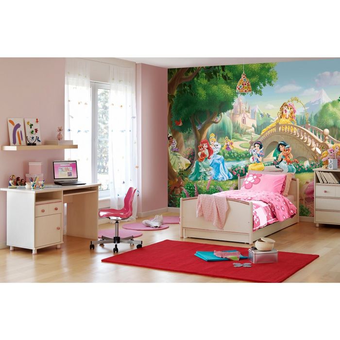 Фотообои Komar 8-478 "Принцессы на мосту Disney", 3,68х2,54 м