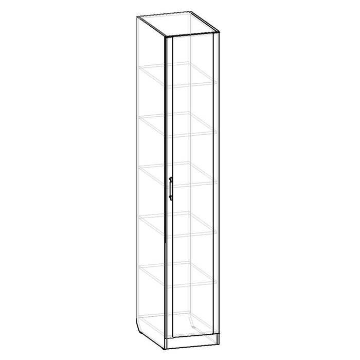 Шкаф-пенал Нокс 400х592х2235 Венге