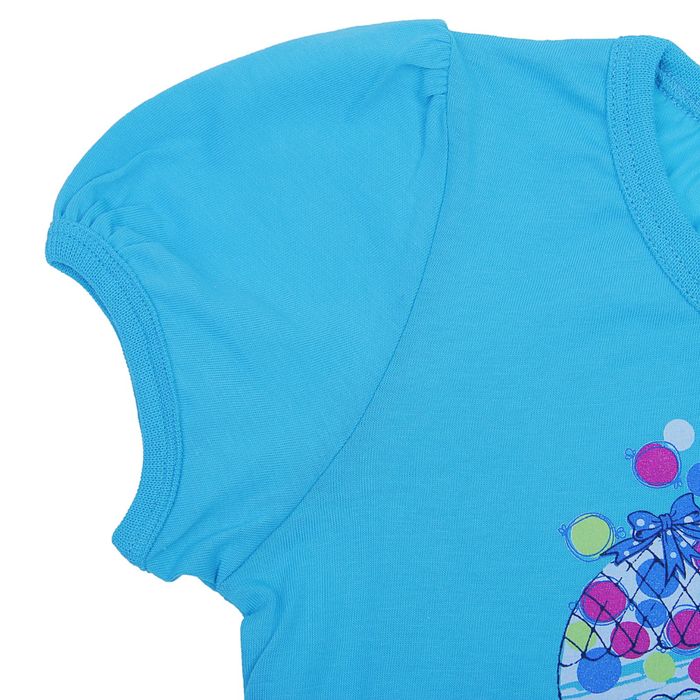 Платье для девочки, рост 98 см (56), цвет бирюзовый