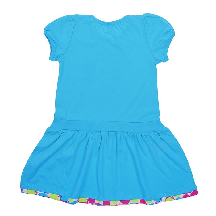 Платье для девочки, рост 98 см (56), цвет бирюзовый
