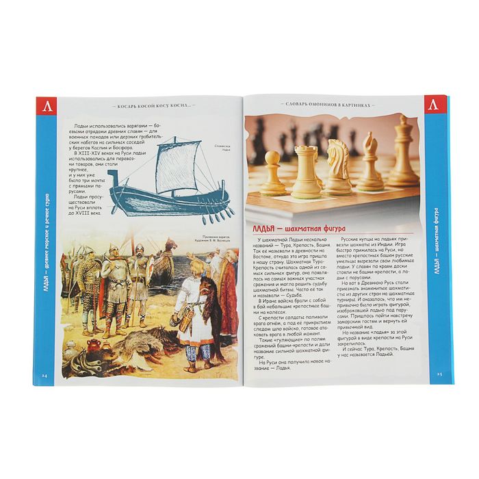 Словарь омонимов в картинках "Косарь косой косу косил…", с 3D картинками!