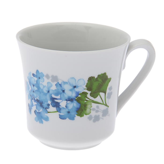 Кружка 250 мл "Голубая герань"