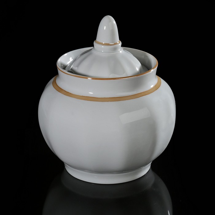 Сахарница 600 мл "Гранатовый", отводка люстром