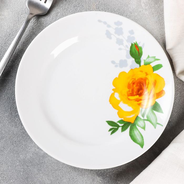 Тарелка мелкая 17,5 см "Роза"