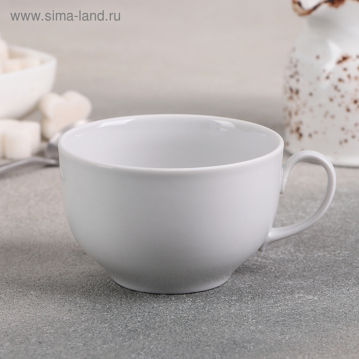 Чашка чайная фарфоровая «Янтарь», 210 мл, d=8,3 см дулевский фарфор чашка чайная янтарь 210 мл