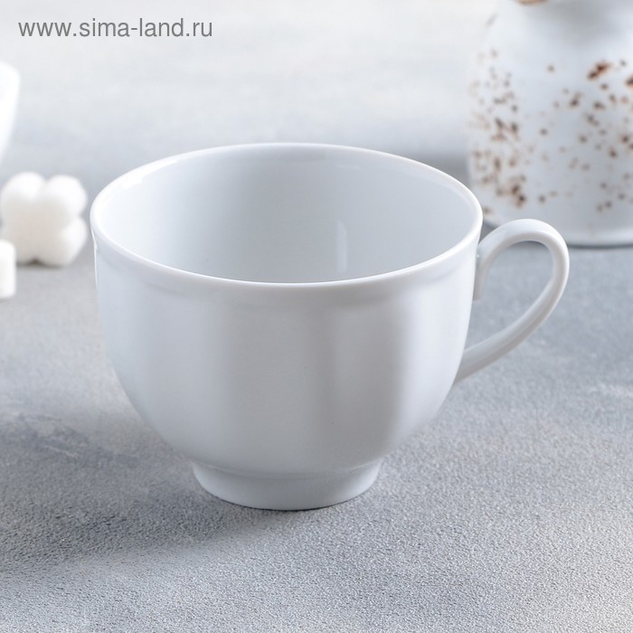 Чашка чайная фарфоровая «Гранатовый», 250 мл, d=9,2 см