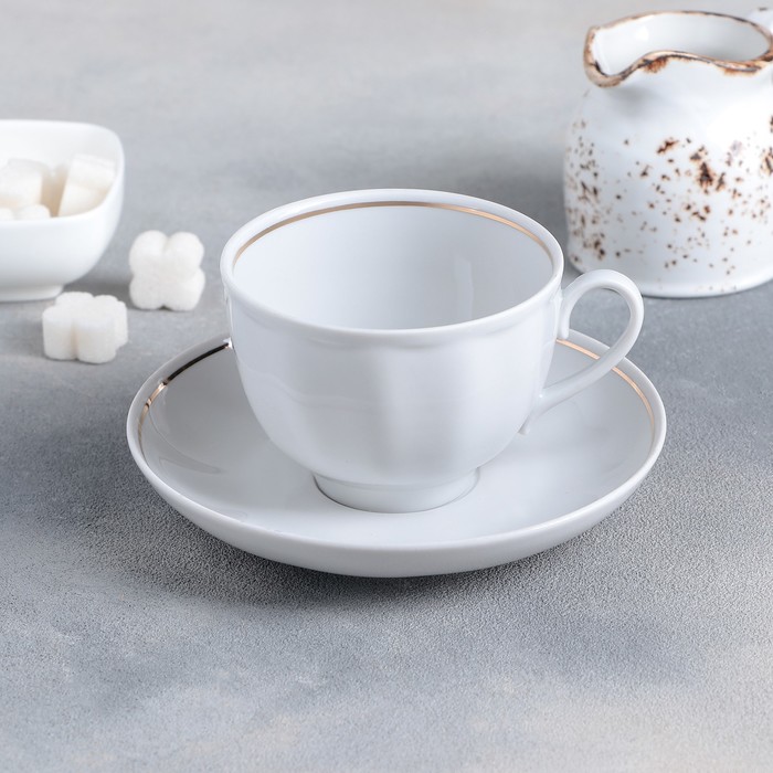 Чайная пара 275 мл "Отводка люстром"