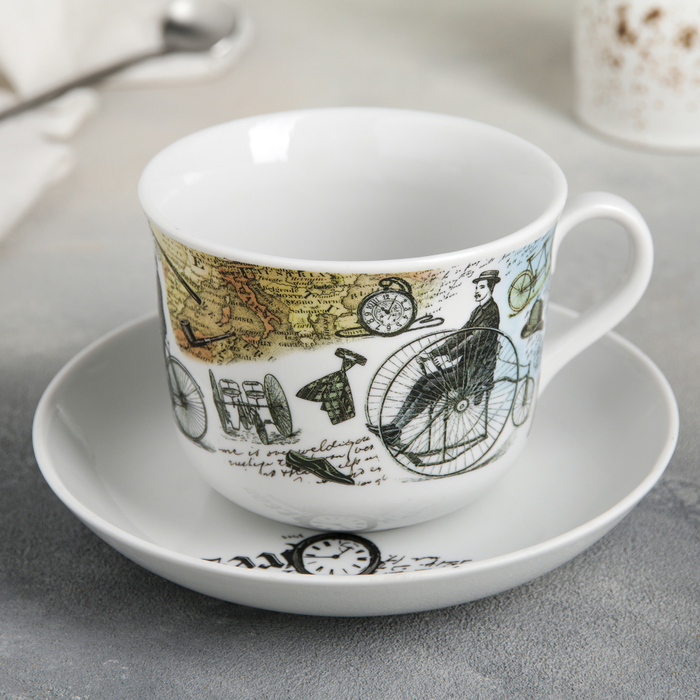 Чайная пара 450 мл "Джентльмены"