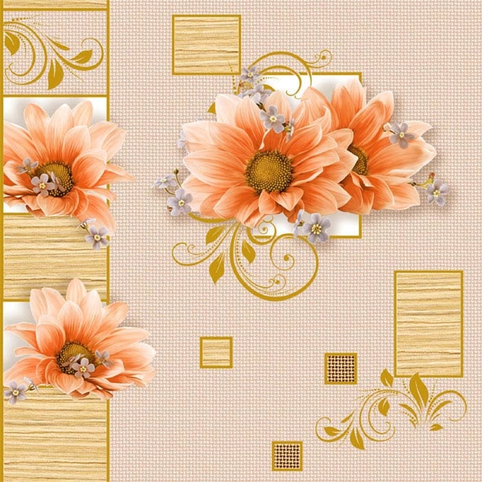 Обои бумажные Саратов Ф477-05 "Летний-А", 0,53х10 м