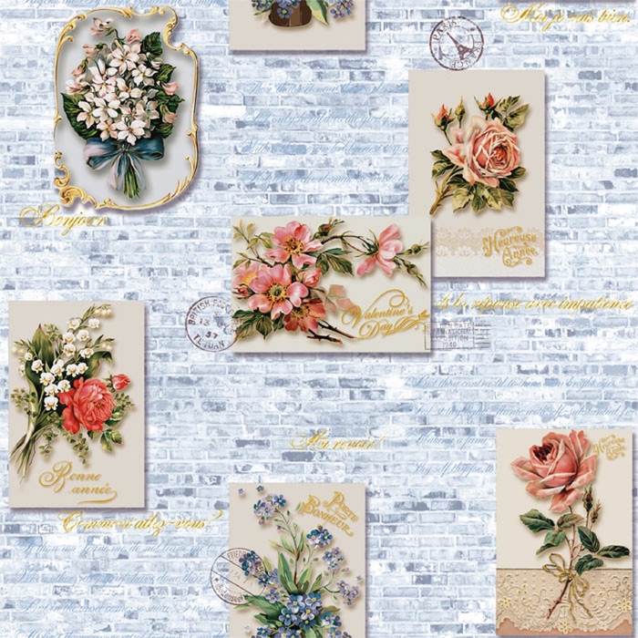 Обои бумажные Саратов Ф486-01 "Бонжур-А", 0,53х10 м