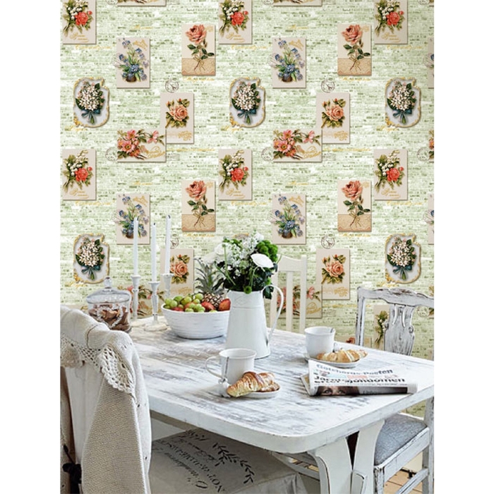 Обои бумажные Саратов Ф486-04 "Бонжур-А", 0,53х10 м