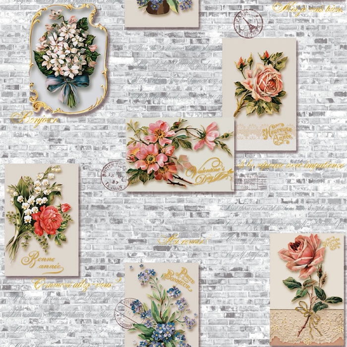 Обои бумажные Саратов Ф486-06 "Бонжур-А", 0,53х10 м