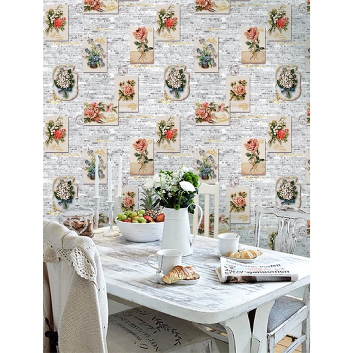 Обои бумажные Саратов Ф486-06 "Бонжур-А", 0,53х10 м