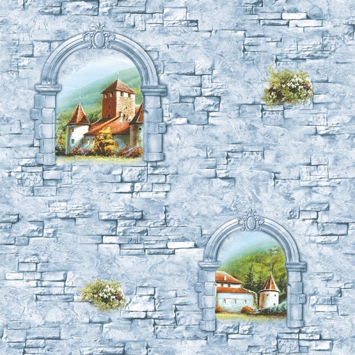 Обои бумажные Саратов Ф500-01 "Камелот-А", 0,53х10 м