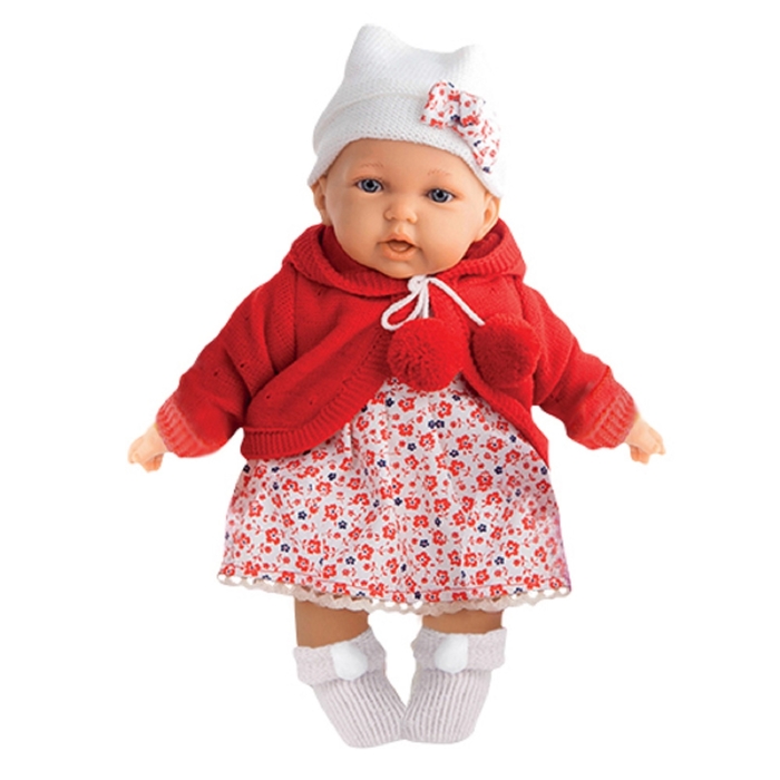 Кукла «Азалия» в красном, озвученная