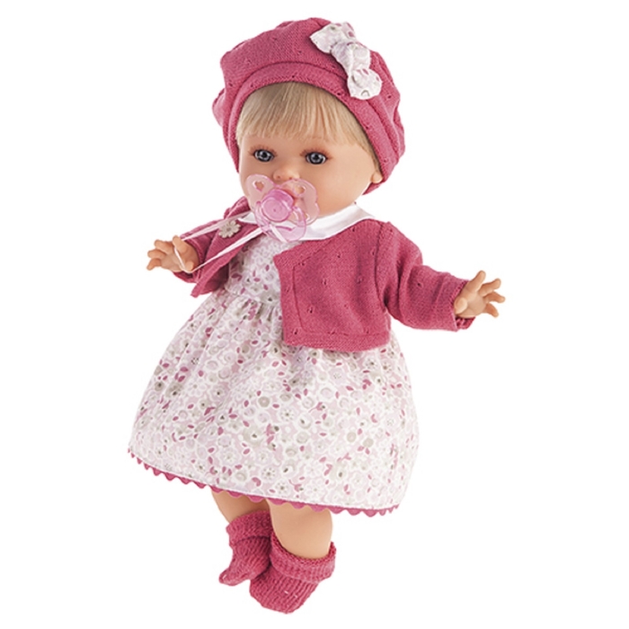 Кукла «Кристиана» в малиновом
