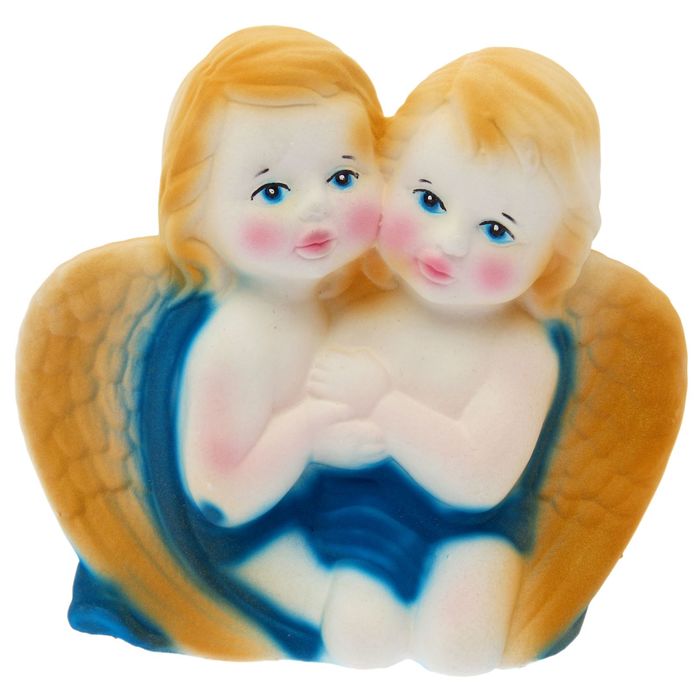 Статуэтка "Ангелочки" флок, микс