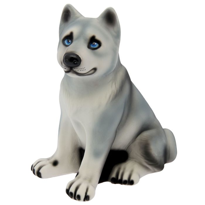 Копилка "Лайка" флок, серая