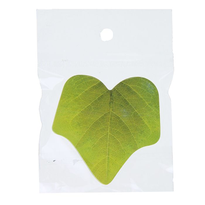 Блок с липким краем Листья,100 листов, МИКС