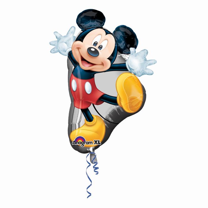 Шар фольгированный "Микки танцующий" 29" АГ