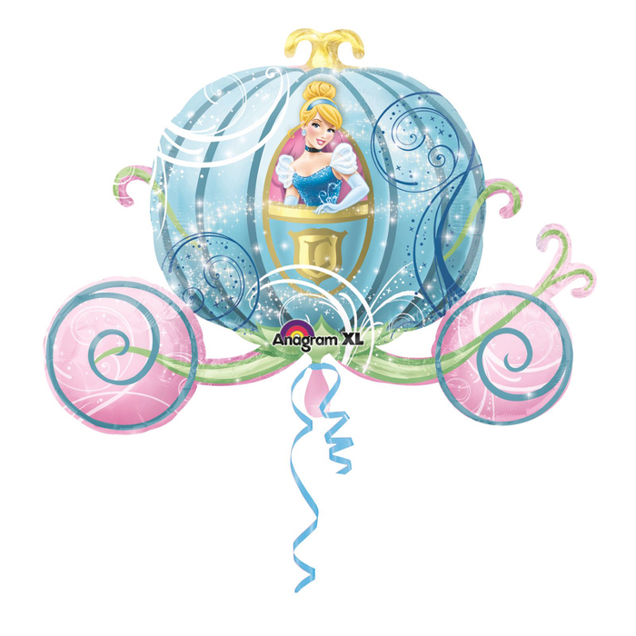 Шар фольгированный "Золушка в карете", 36"