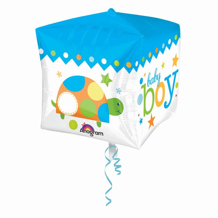 Шар фольгированный 3D 15" Happy Birthday "Малыш мальчик"