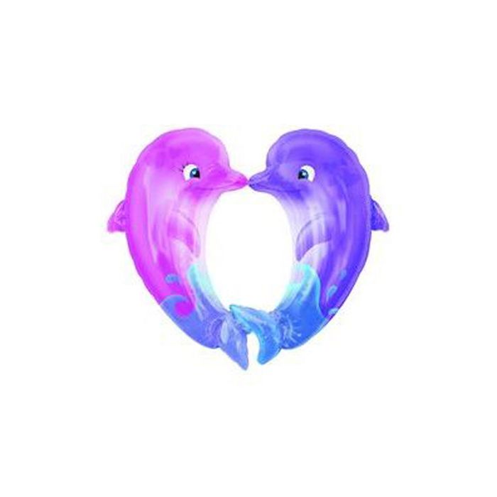 Шар фольгированный "Дельфины целующиеся", 34"