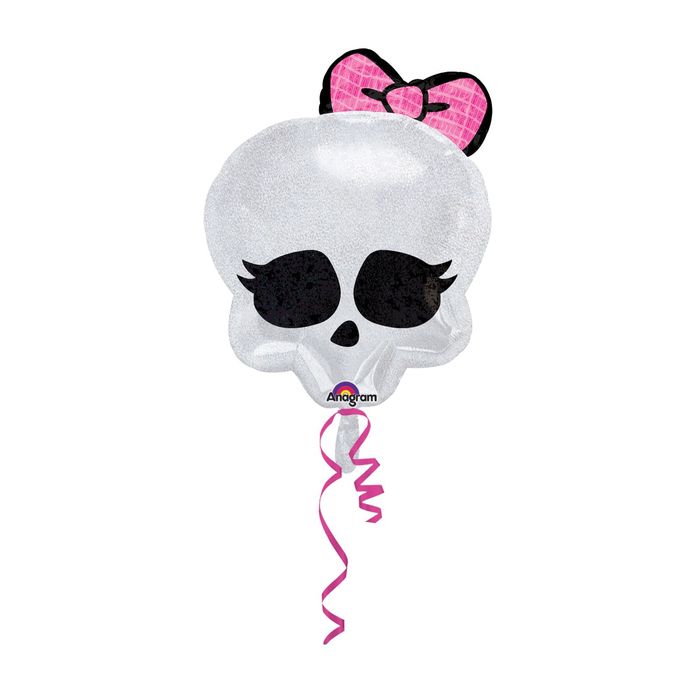 Шар фольгированный Monster High "Череп гламур", 37"
