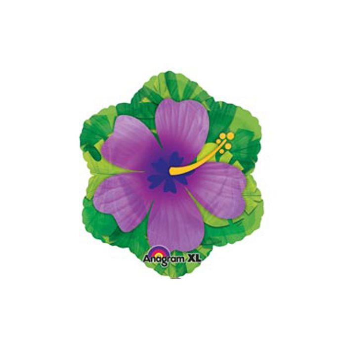 Шар фольгированный "Гибискус", 18", цвет фиолетовый