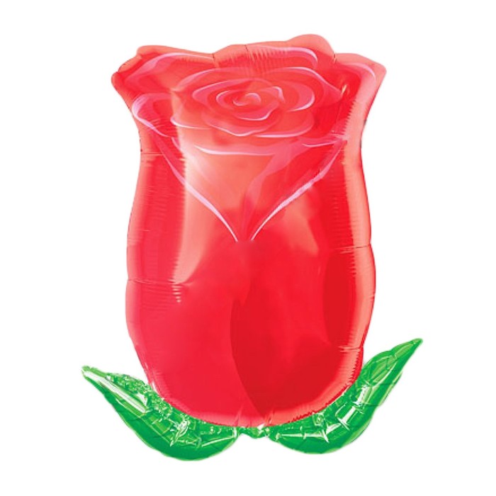Шар фольгированный "Бутон розы", 18", цвет красный