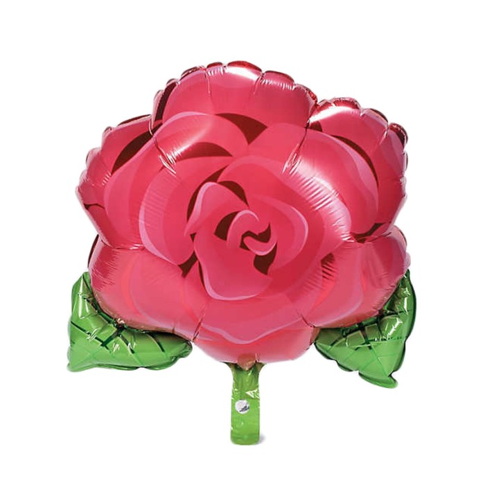 Шар фольгированный "Роза", 18", цвет красный