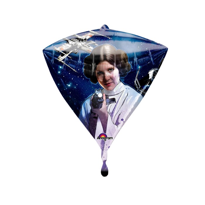 Шар фольгированный 17" "Звёздные войны", 3D-алмаз