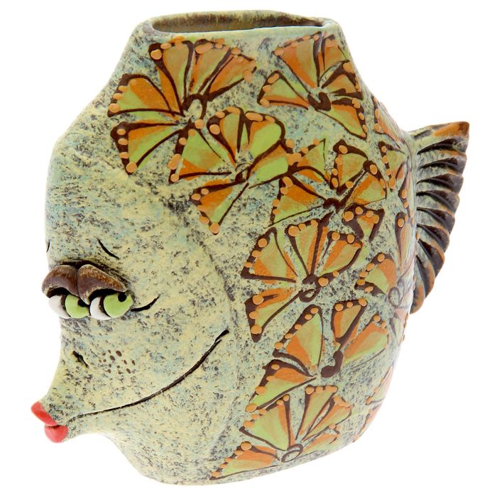 Ваза "Рыба" микс